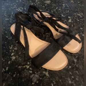 Old Navy Black Suede Women's Sandals